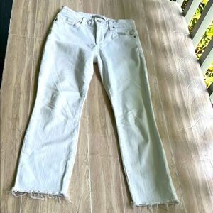 Joe's Jeans White Straight Leg Denim size 24